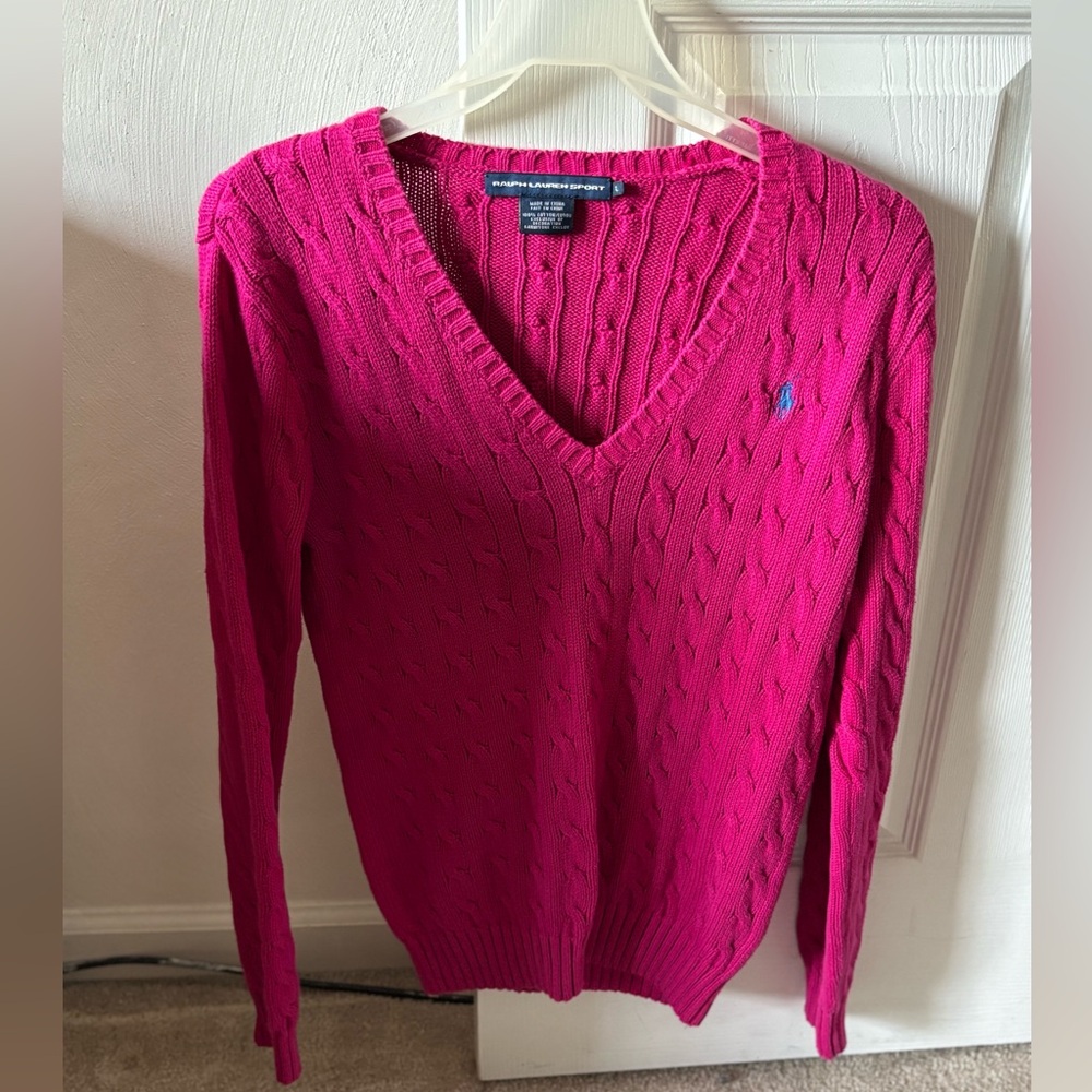 Ralph Lauren Polo Fuchsia Sweater